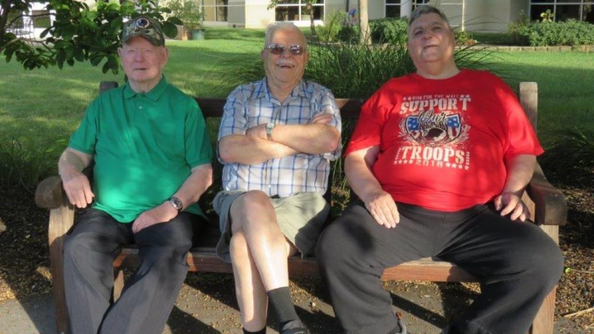 3 Veterans on Bench